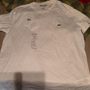Lacoste Men's Classic White Tee